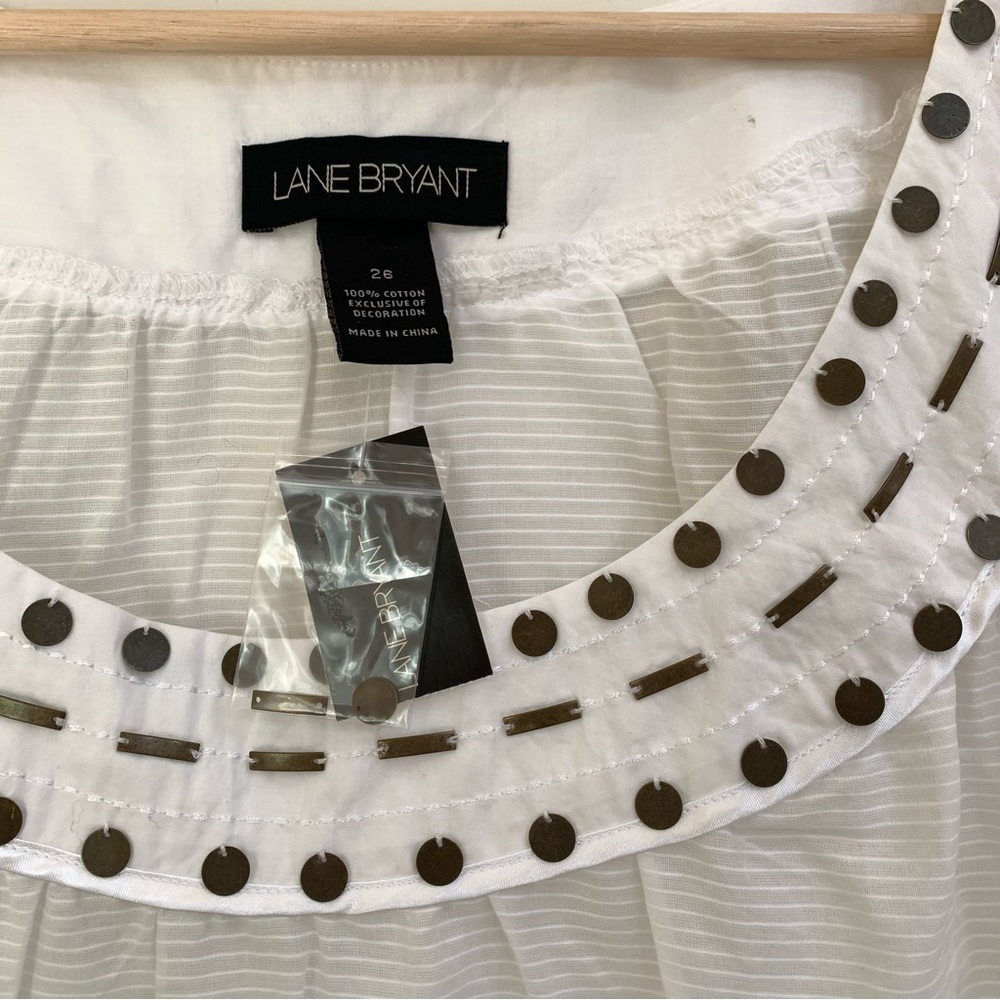 NWT Lane Bryant sleeveless sequin top - Picture 3 of 6